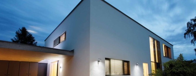 Außen­beleuchtung bei Elektro Kohn in Wertheim