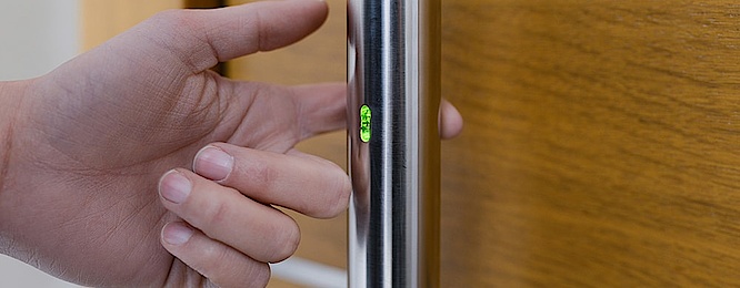 Zutritts­kontrolle bei Elektro Kohn in Wertheim