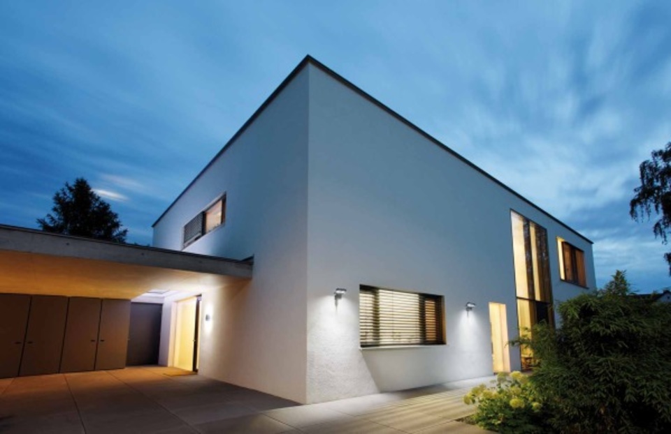 Aussenbeleuchtung bei Elektro Kohn in Wertheim