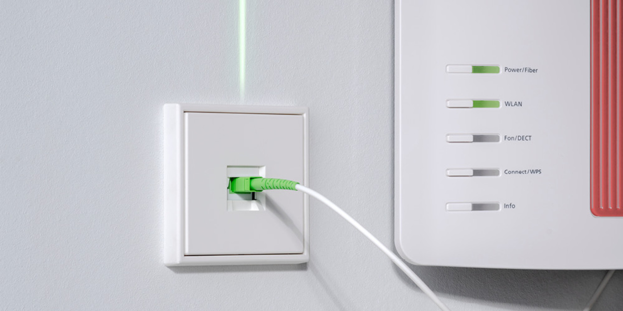 Die neuen Glasfaser-Anschlussdosen bei Elektro Kohn in Wertheim