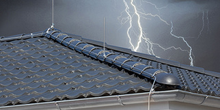 Äußerer Blitzschutz bei Elektro Kohn in Wertheim